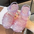 thumbnail image 2 of MEZZALL Girls Fashion Jelly Sandals Breathable Open Toe Beach Shoes Soft Sole Casual Summer Toddlers Kids Trendy Child Footwear, 2 of 7