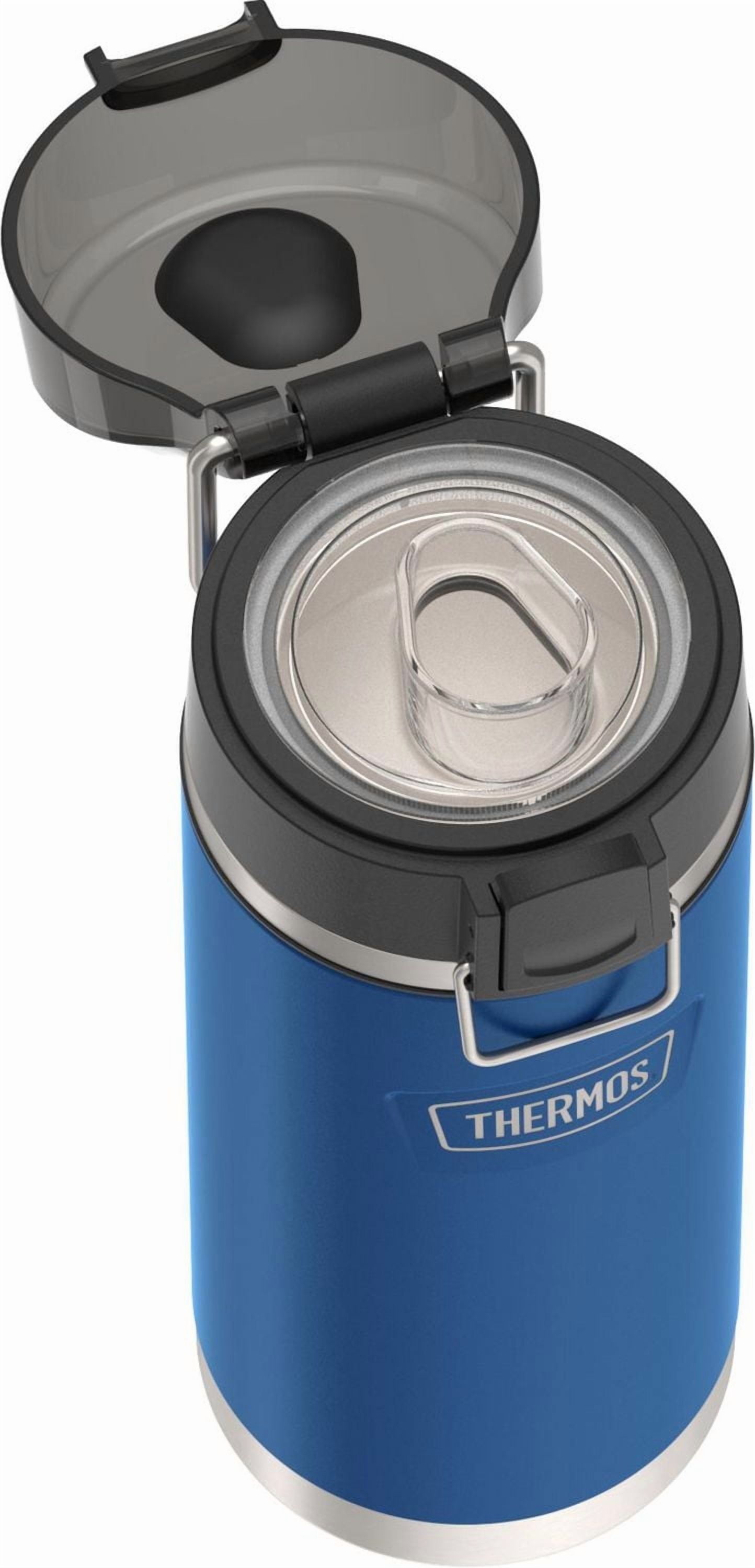 Thermos ICON 18 Oz Vacuum Insulated Stainless Steel Water Bottle with Spout Lid, Blue