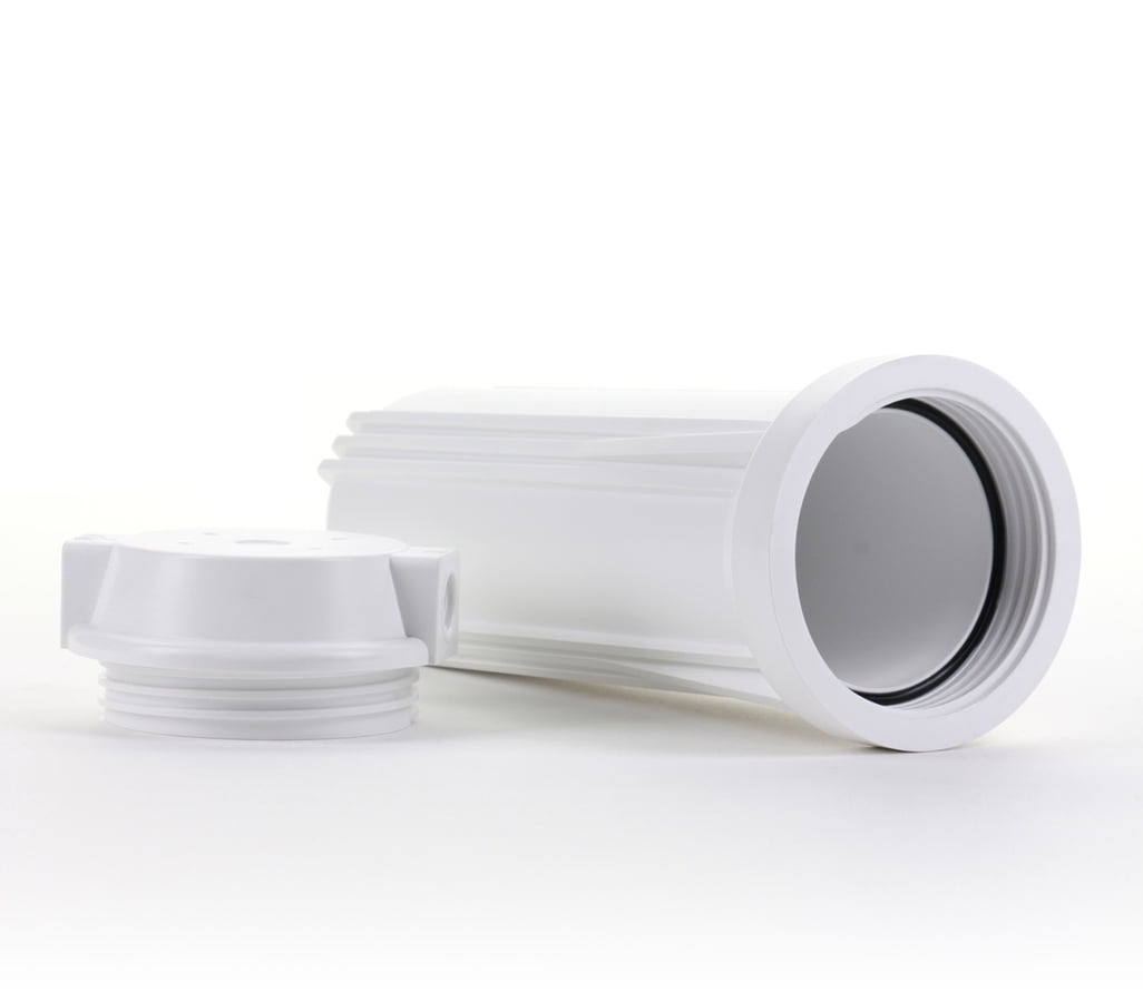 Hydronix HF2 2.5" Diameter Replacement Water Filter Housings for RO Systems (3 Pack)