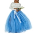 thumbnail image 1 of EIMELI Femmes Jupe Bulle Tulle Surjupe Réglable Cravate Taille pour la Photographie de Fête de Mariage, 1 of 7