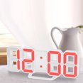 thumbnail image 2 of Amdohai Multifunctional Large LED Digital Wall Clock 12H/24H Time Display With Alarm and Snooze Function Adjustable Luminance, 2 of 8