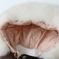 thumbnail image 5 of GYRATEDREAM Baby Winter Warm Puffer Solid Zipper Romper Hooded Snowsuit with Mittens 3-18 Months, 5 of 10