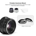 thumbnail image 3 of 7artisans Lente de Cámara 25mm F1.8 Prime Fixed Lens for Fujifilm Fuji Cameras X-A1 X-A10 X-A2 X-A3, 3 of 6