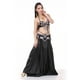 thumbnail image 2 of Falda Para Danza Del Vientre Falda Tribal Con Dos Aberturas Laterales (sin Cinturón) Negro Sunnimix Falda de danza del vientre para mujer, 2 of 8