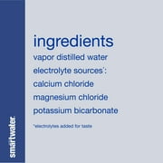 smartwater vapor distilled premium water bottles, 1 Liter, 15 Pack