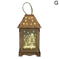 thumbnail image 2 of Wooden LED Handheld Lantern Display Mold Night Light Christmas Decor Lamp Gift, 2 of 9