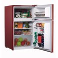 Willz 3.1 Cu Ft Two Door Retro Mini Fridge WLR31TRD, Red