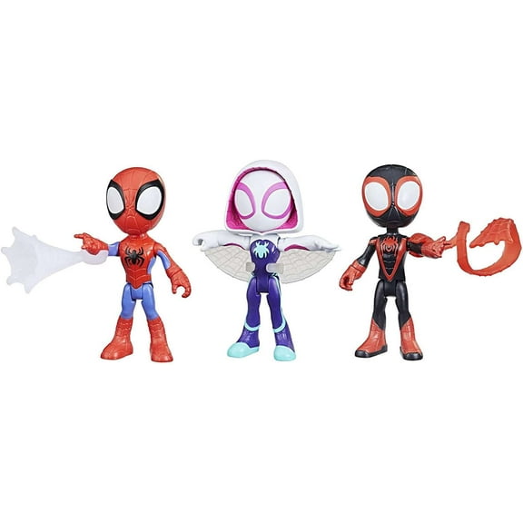 Marvel Spidey & His Amazing Friends Ghost-Spider, Spidey & Miles Morales Action Figure 3-Pack