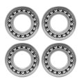 thumbnail image 1 of Roulement à Billes Auto-Alignant, Résistant à l'Usure 4 Pcs Étanche Rotation Stable Roulements à Double Rangée pour Patins à Roulettes pour pour Moteurs 1204,1205,1206,1207,1208, 1 of 8
