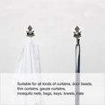thumbnail image 4 of sourcingmap Zinc Alloy Curtain Tiebacks Vintage Style Curtain Ties Window Hangers Hooks Bronze 4 Pcs Banmo, 4 of 4