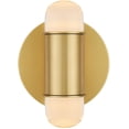 thumbnail image 3 of Currey And Company 5000-0242 Capsule 2 Light 10" Tall Led Wall Sconce - Brass, 3 of 4