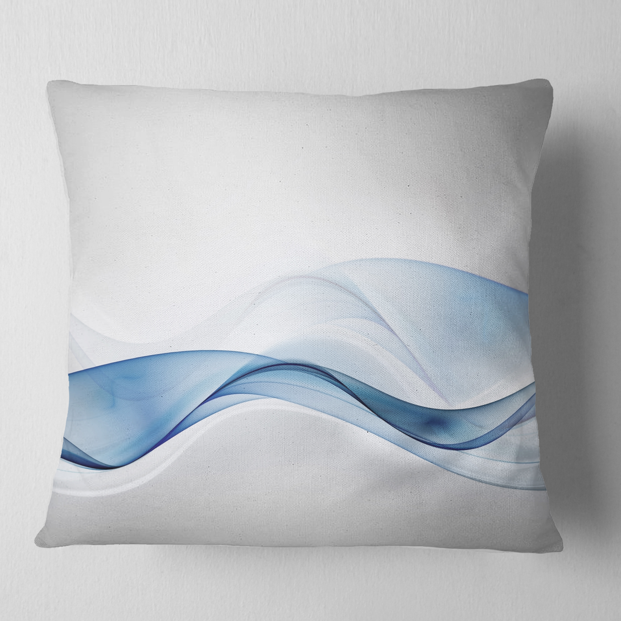 Designart 3D Wave of Water Splash - Abstract Throw Pillow - 18x18