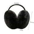 thumbnail image 3 of Prolriy Ear Muffs for Winter Women Wear Earmuffs After Winter Winter Warm Earmuffs for Women Winter for Women Warm Earmuffs for Men Ear Warmers Black, 3 of 4