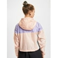 thumbnail image 2 of Columbia Women's Flash Challenger Cropped Windbreaker, Peach Blossom/Frosted Purple/Spring Bl, Medium, 2 of 6