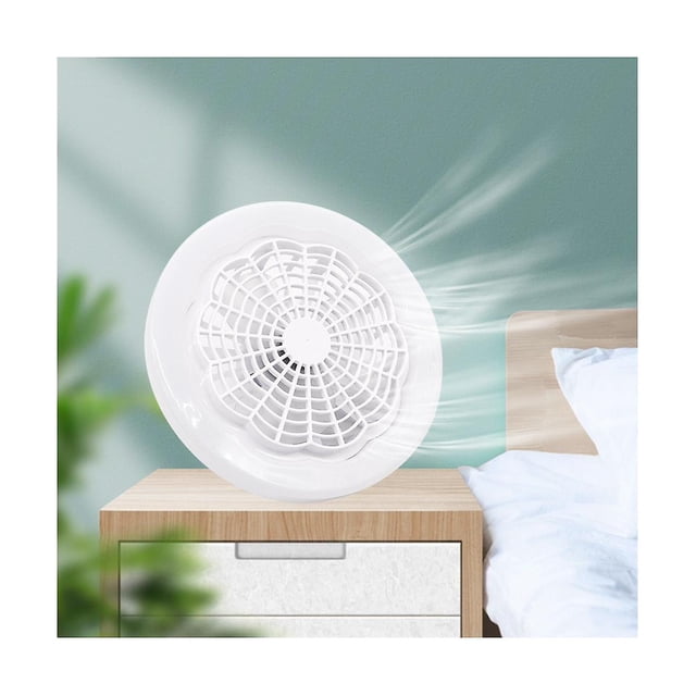 Luz Led Inteligente Ventilador De Techo Ventilador De Techo 30w Control Remoto Luz Led De Interior Silenciosa Dormitorio Cocina Decoración La