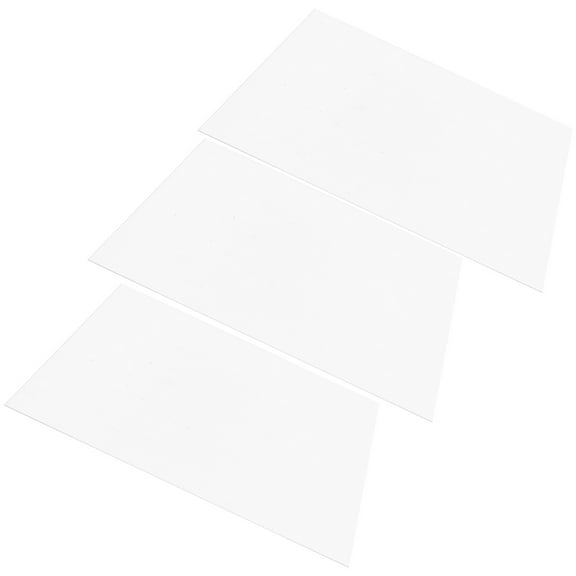 MUSEYA 3pcs Transparent Litter Box Enclosure Easy to Clean Thick Edges