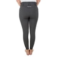 thumbnail image 3 of Equine Couture Ladies Nicole Knee Patch Breech- Charcoal- 34, 3 of 4