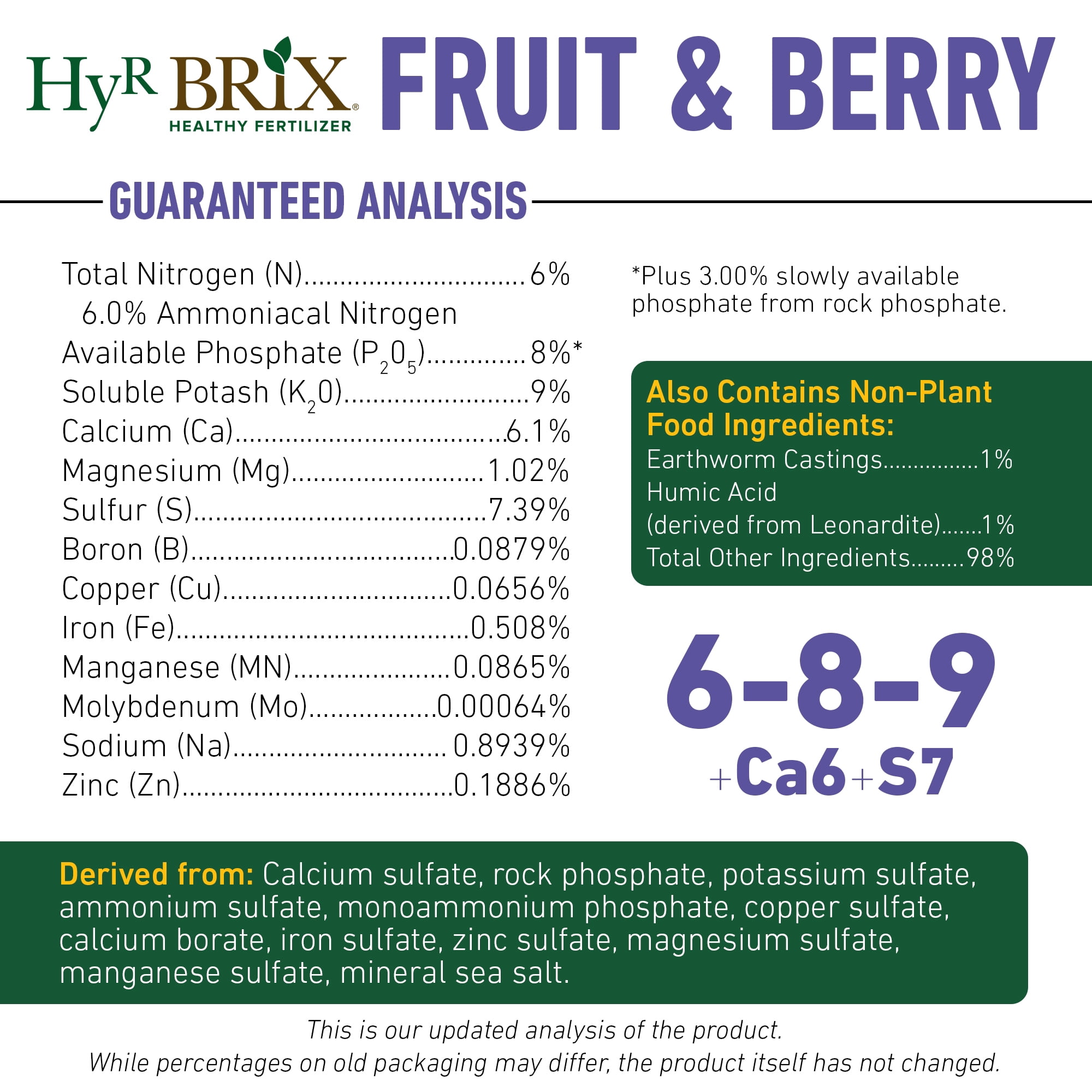 Hyr Brix Fruit & Berry Fertilizer