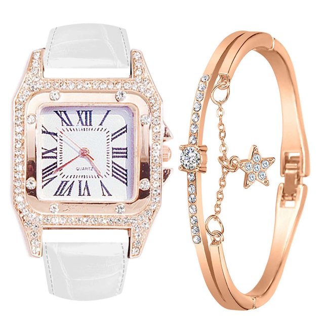 Relojes Mujer Pulsera Conjunto Flores Señoras Pulsera Reloj Casual Cuero Cuarzo Wmkox8yii gfajkfgbkjabf1995