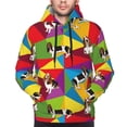 thumbnail image 4 of Hoodies for Men - Beagle Dog colorful Long Sleeve Comfrt Men'S Fashion Hoodies & Sweatshirts, Sweatshirts for Men Hoodies Pullover Clothing Clothes with Pouch, 4 of 7