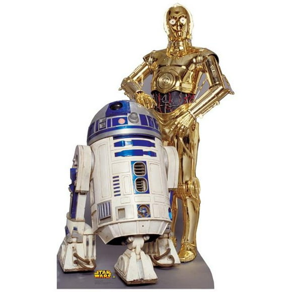 Advanced Graphics 530 R2-D2 And C-3P0 Life-Size Cardboard Stand-Up
