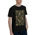 thumbnail image 2 of Bingfone Sloth Doing Yoga Men'S Loose Fit Short-Sleeve Pocket T-Shirt, 2 of 7