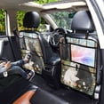 thumbnail image 7 of WOBOGO A Collage Of Two Cats Backseat Car Organizer Footed Universal Car with Touch Screen Tablet Holder Rear Seat Protector, 7 of 7