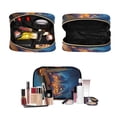 thumbnail image 4 of 3-Piece Travel Toiletry Set with Hanging Bag Cosmetic Pouch & Brush Roll for Travel Gym Camping Halloween Themed Illustration Book, 4 of 9