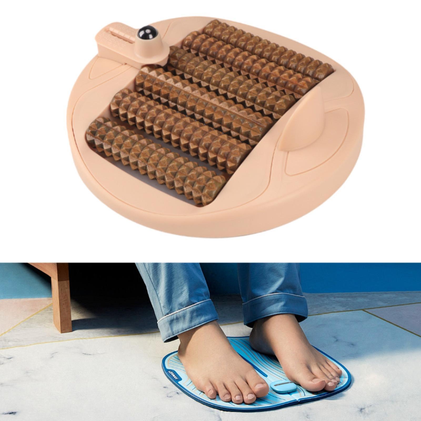 Foot Roller Massager Acupressure Wooden Deep Tissue Stimulating Tool for Home Office Adults Use