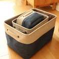 thumbnail image 3 of Laundry Boxes Storage Bins Containers for Clothes House Accessories Home Blue Clothing, 3 of 4