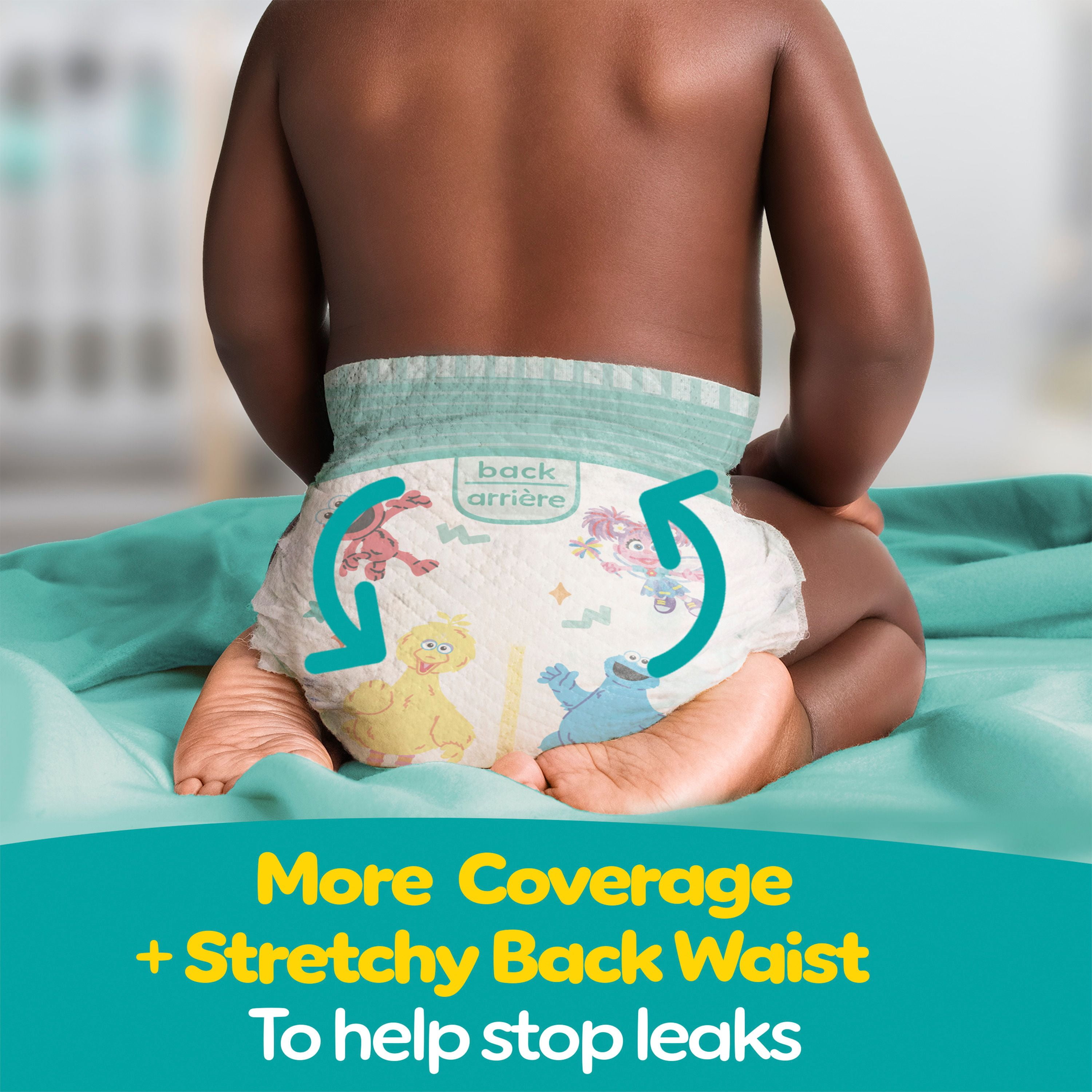 Pampers Baby Dry Ultra Diapers, Mega XL Diapers, Size 6 (23-44 lbs), 72 CT, Absorbent Disposable Diapers