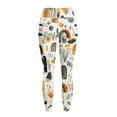 thumbnail image 6 of Renewold Abstract Boho Geometric Art Floral Yoga Pants with Pockets for Women High Waisted Workout Yoga Pants Tummy Control Buttery Soft Compression Pants Sportswear Non See-Through, M, 6 of 8
