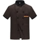 thumbnail image 1 of Ropa de trabajo de chef de manga corta de verano para pastelería fina, tienda de fideos, ropa de chef para hombres y mujeres, ropa de trabajo de cocina de manga larga transpirable, 1 of 5