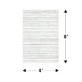 thumbnail image 4 of VUNATE 4'x6' Area Rugs for Living Room Washable Rugs Boho Moroccan Area Rug Soft Neutral Geometric Bohemian Carpet Distressed Indoor Rug for Bedroom Dining Room Office Foldable Nonslip Rug Gray, 4 of 8