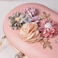 thumbnail image 5 of Multi functional Floral Evening Bag For Women Shoulder Purse Casual Handbag With Ample Space For Essential At Parties Purple, 5 of 5