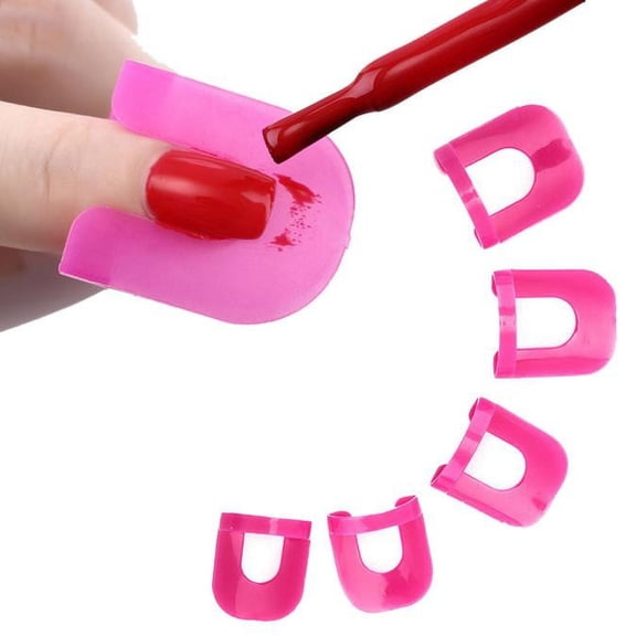 26 Glue Model Spill Manicure Protector Tool Set with Sticker Design 26PCS