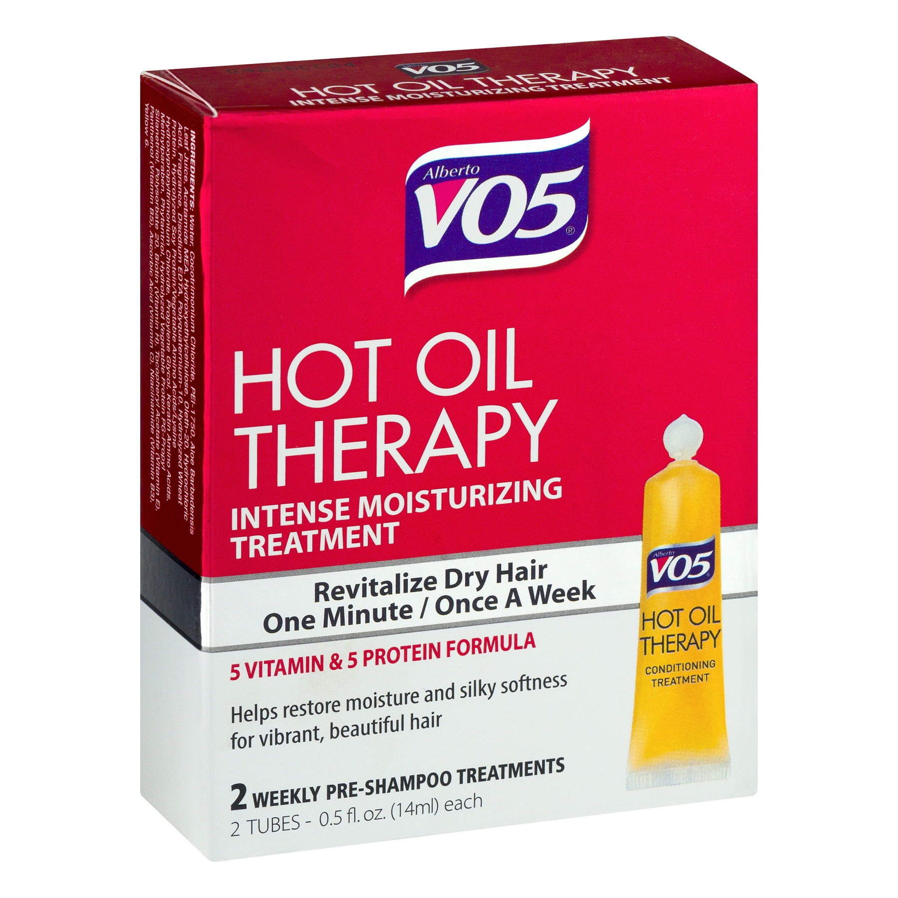 VO5 Hot Oil Hair Treatment, 2 Tubes, 0.5 fl oz - Walmart.com.