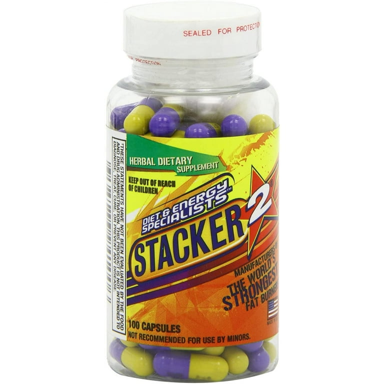 Stacker Three w/Chitosan Dietary 2 Fat Burner Weight Loss Capsule (Pick  Your)