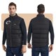 thumbnail image 3 of Chaquetas y abrigos casuales sin mangas y sin capucha, ropa de abrigo para exteriores, con calefacción para montar a caballo, esquiar, pescar, carga mediante abrigo calefactable con bolsillo, abrigo p, 3 of 4