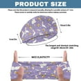thumbnail image 7 of Jiueut Easter Rabbit Nurse Button Headband Medical Field Headbands for Women Headbands for Masks with Buttons for Nurses 4 Piece Youth Headbands for Sports Boys Football, 7 of 7