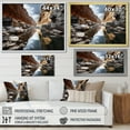 thumbnail image 4 of Designart "Timeless Passage Through the Canyon I" Landscapes Floater Framed Wall Art Print, 4 of 7
