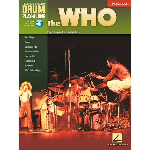 The Who Drum Play-Along Volume 23 Book/Online Audio