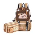 thumbnail image 2 of Mochila Capybara Kawaii Schoolbag Con Estuche Lápiz Adorable, 2 of 9