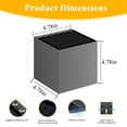 thumbnail image 4 of Luces solares de pared SOTTLOT, 2 unidades, cúbicas, 700 lm, 4000 K, resistentes al agua, 4 of 9