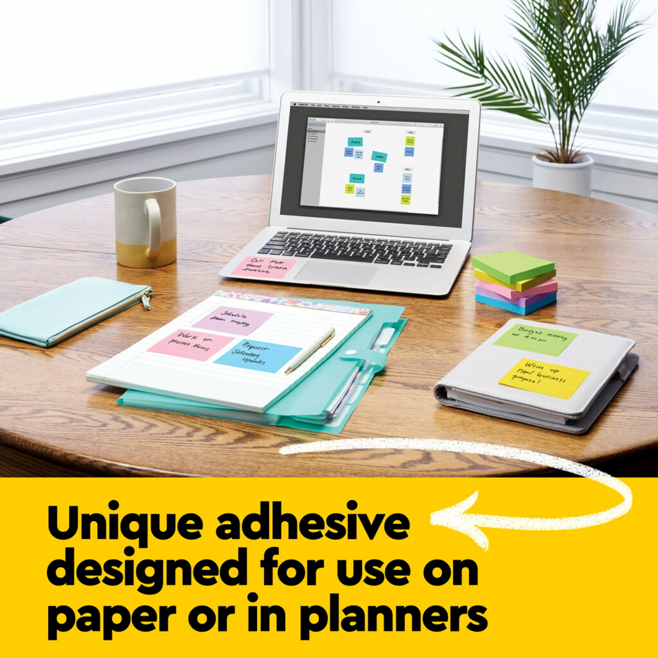 Post-it Dispenser Pop-up Notes, 3 in x 3 in, Floral Fantasy, 18 Pads