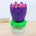 thumbnail image 3 of EIGTHTAIL Musical Candle  Spinning Flower Design Birthday Candles  Creative Wax Decoration, 3 of 4