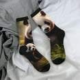 thumbnail image 5 of Vsdgher Forest Panda Crew Socks for Men & Women, Breathable Casual Athletic Ankle Socks, 5 of 6