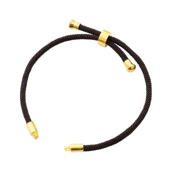 ruzhgo 10 Pieces Men Bracelet Adjustable Elegant Wrist Strap Decorative Craft Wristband Jewelry Handicraft Decoration Gold Red Rope Gold Coffee Rope