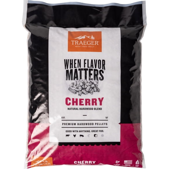 Pellets de Madera Traeger Cerezo 8,2 kg Sabor Natural