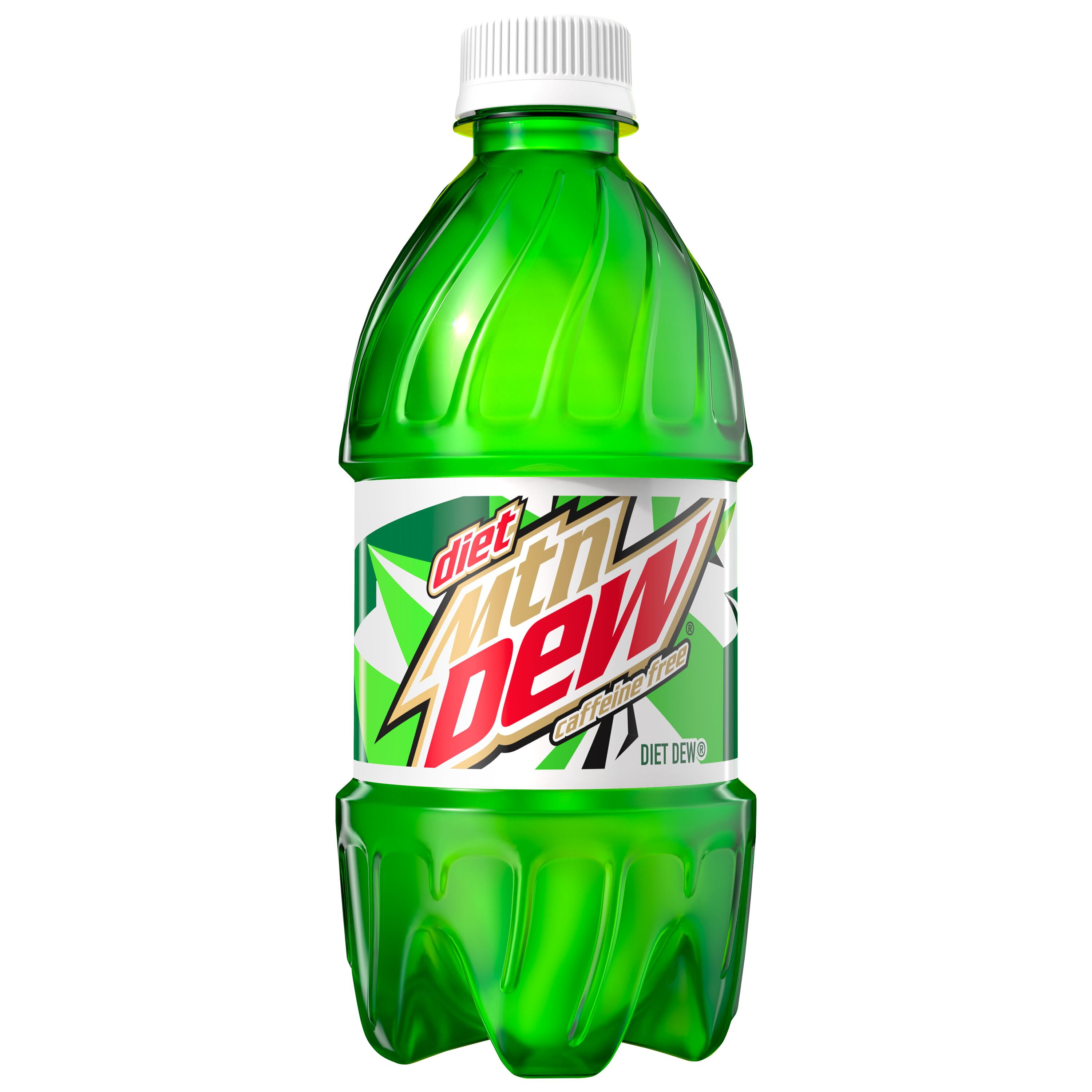 Diet Mountain Dew Caffeine Free Citrus Soda Pop, 16 fl oz, 6 Pack Bottles